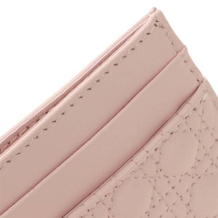 DIOR Baby Bow Freesia Leather Card Holder Wallet