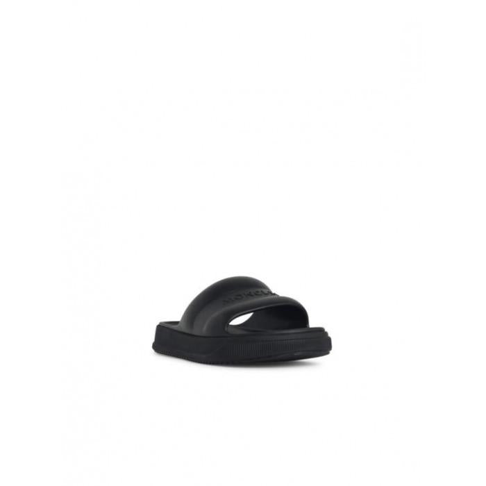 Moncler Women's Black Slide Sandals