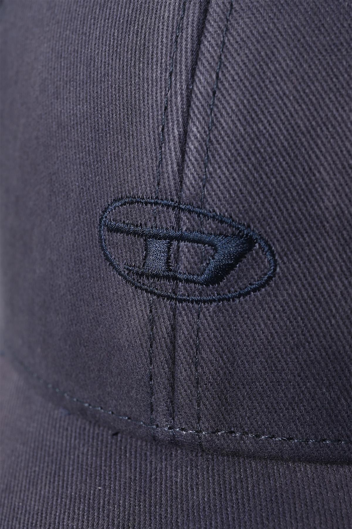 DIESEL Blue Cotton Washed Baseball Cap Unisex