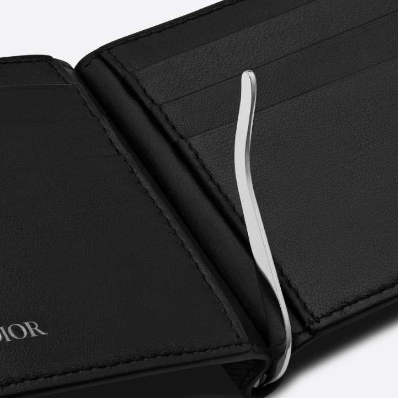 DIOR Oblique Monogram Bifold Money Clip Card Holder 2ESBH069YSE