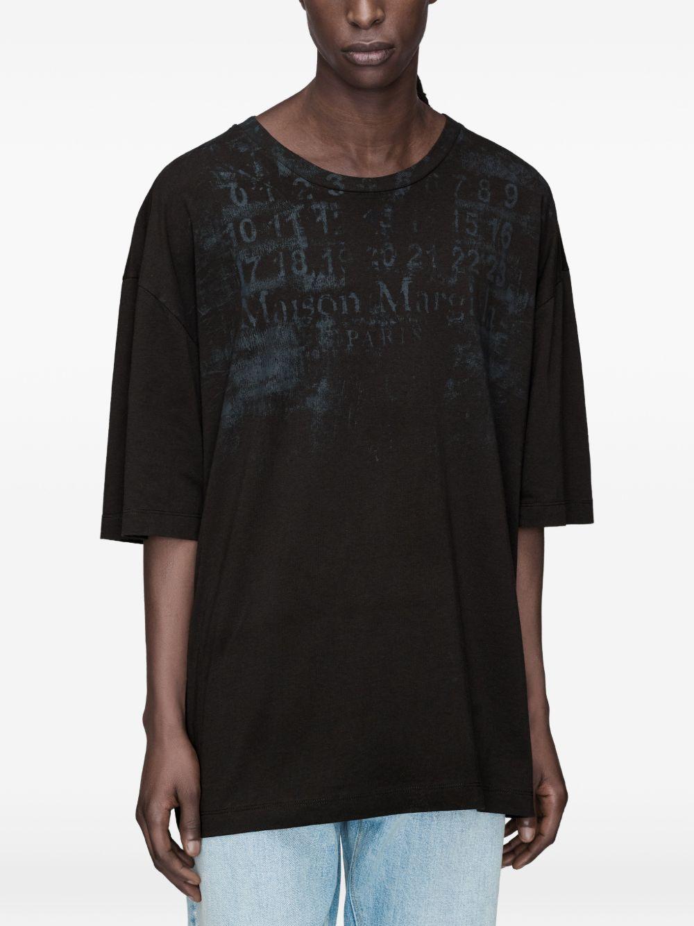 Maison Margiela Short Sleeve Cotton T-Shirt Black Men’s