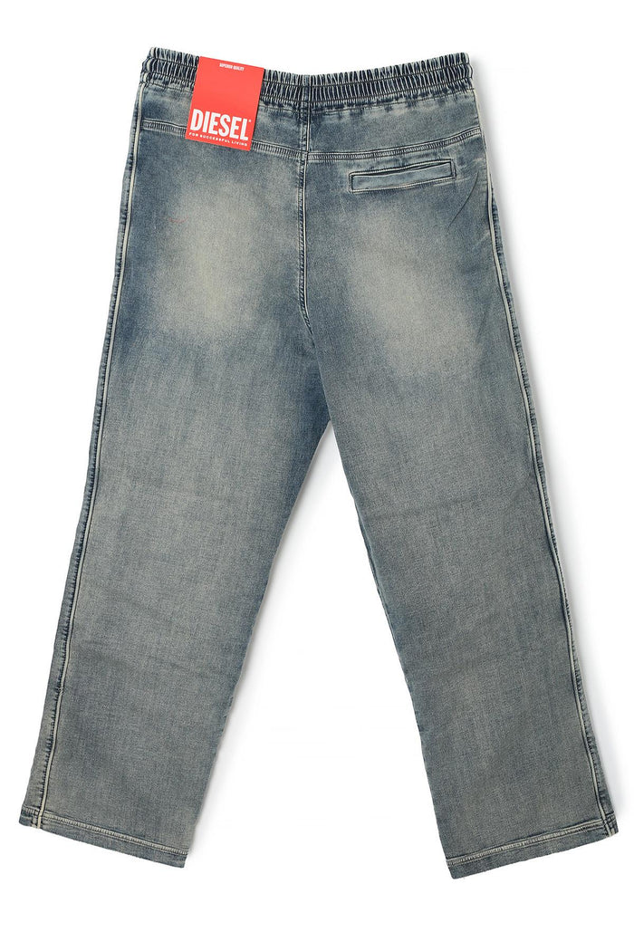 DIESEL Medium Blue Track Sweat Jogger Pants A11941 068JS 01