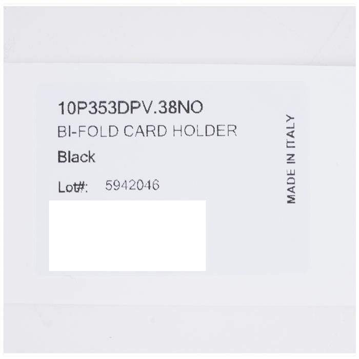 CELINE Shiny Calfskin Bifold Card Holder Black