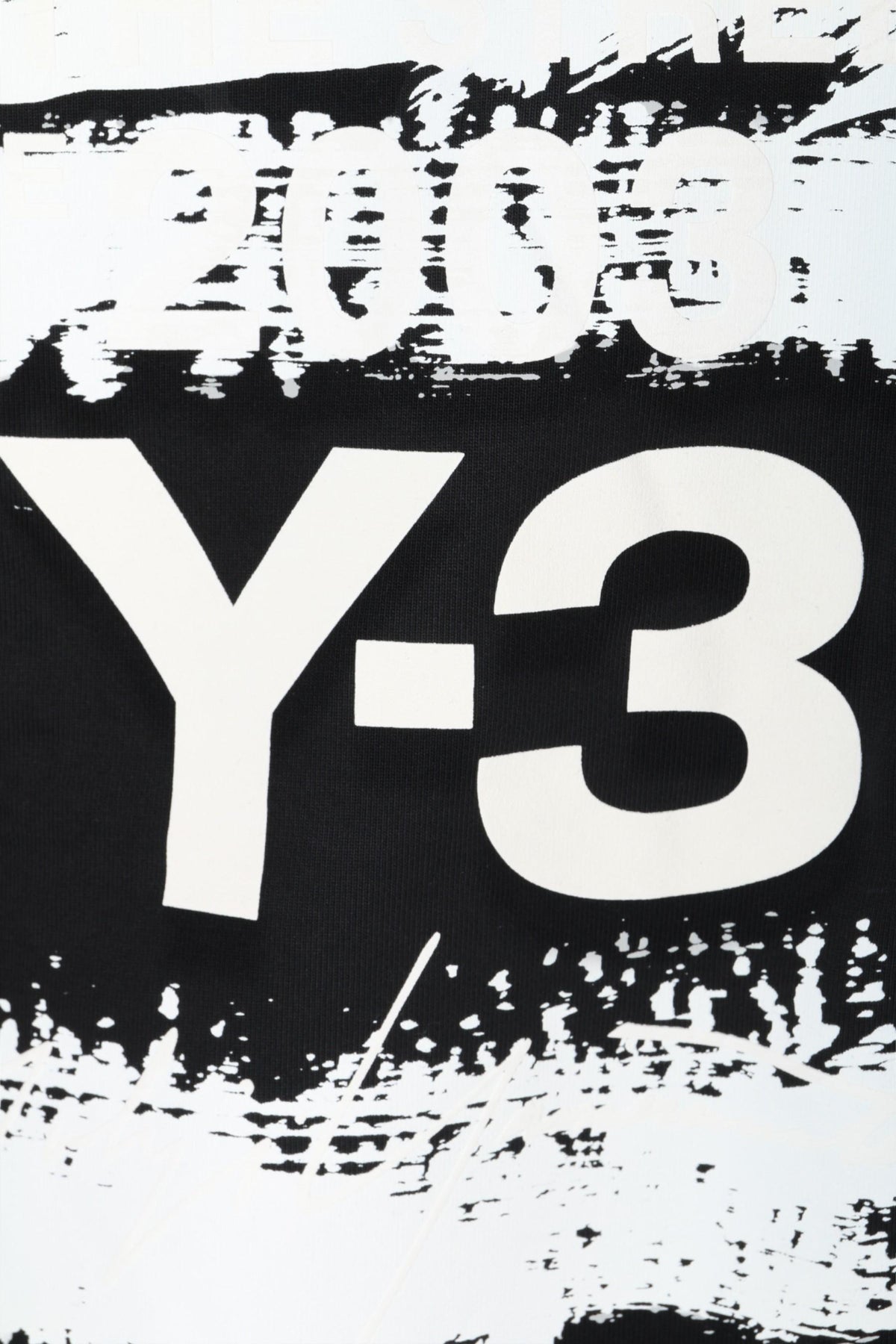 Y-3 Black Graphic Hoodie Unisex Top JN4882