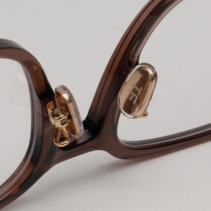 TOM FORD Blue Light Blocking Semi-Transparent Brown Acetate Eyeglas TF5998KB 045