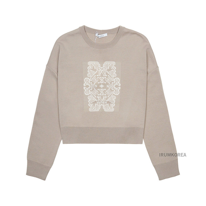 Max Mara Virgin Wool Round Neck Sweater SIR for Women 014