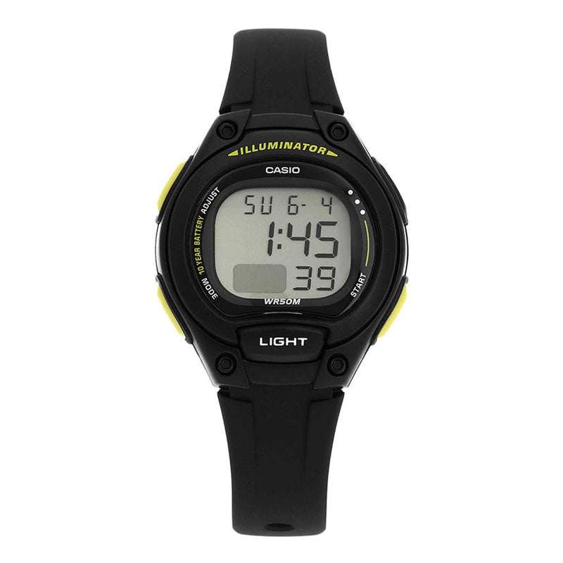 Casio Unisex Digital Watch Fabric/Other Strap LW 203 1BVDF