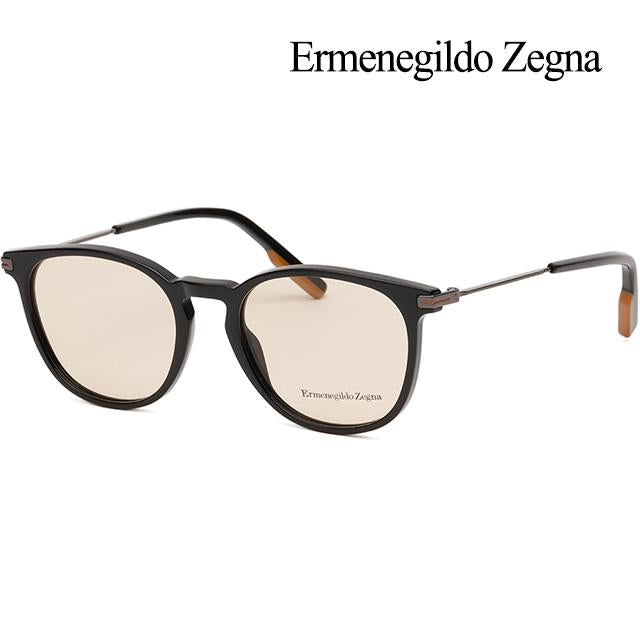 Zegna Black UV-Blocking Tinted Unisex Eyeglass Frames EZ5150 001