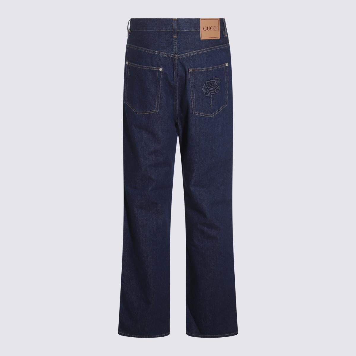 GUCCI Blue Denim Jeans Men Pants