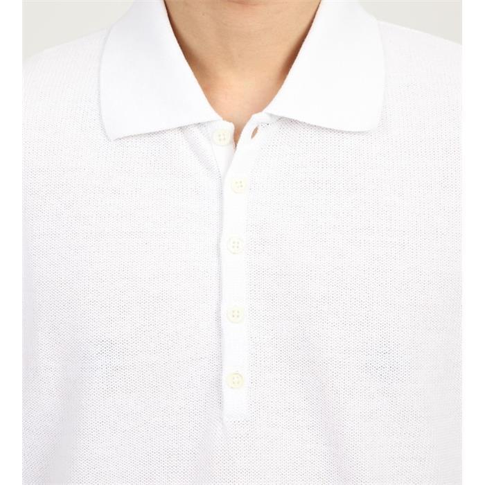 THOM BROWNE RWB Trim Short Sleeve Polo Shirt MJP169A