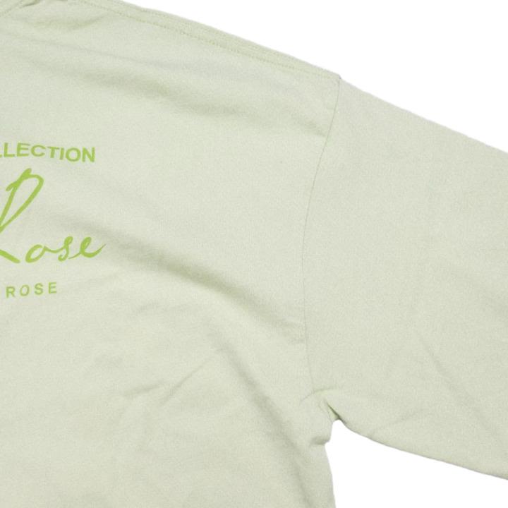 MARTINE ROSE Unisex Green Cotton Mock Neck Logo T-Shirt MR605J MR052