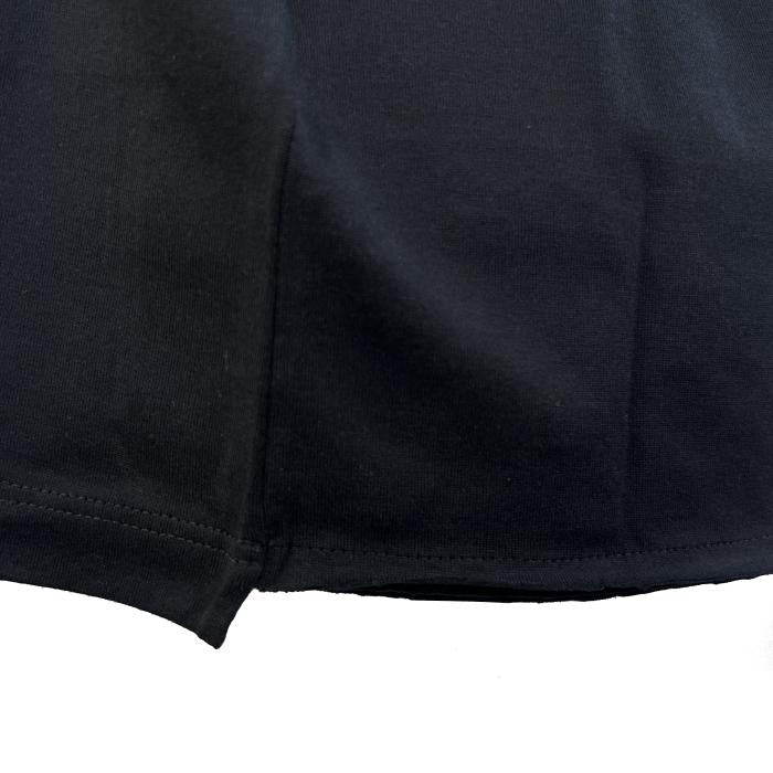Saint Laurent Logo Print Short Sleeve T-Shirt Black