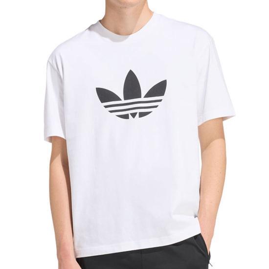 Adidas Short Sleeve T-Shirt for Men KE0901 White Black DOM