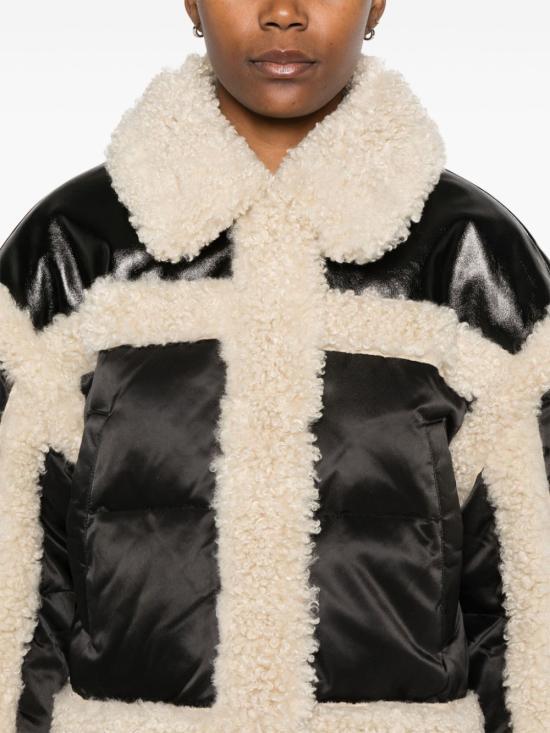 STAND STUDIO Faux Shearling Jacket for Women 66309866989110 DOM