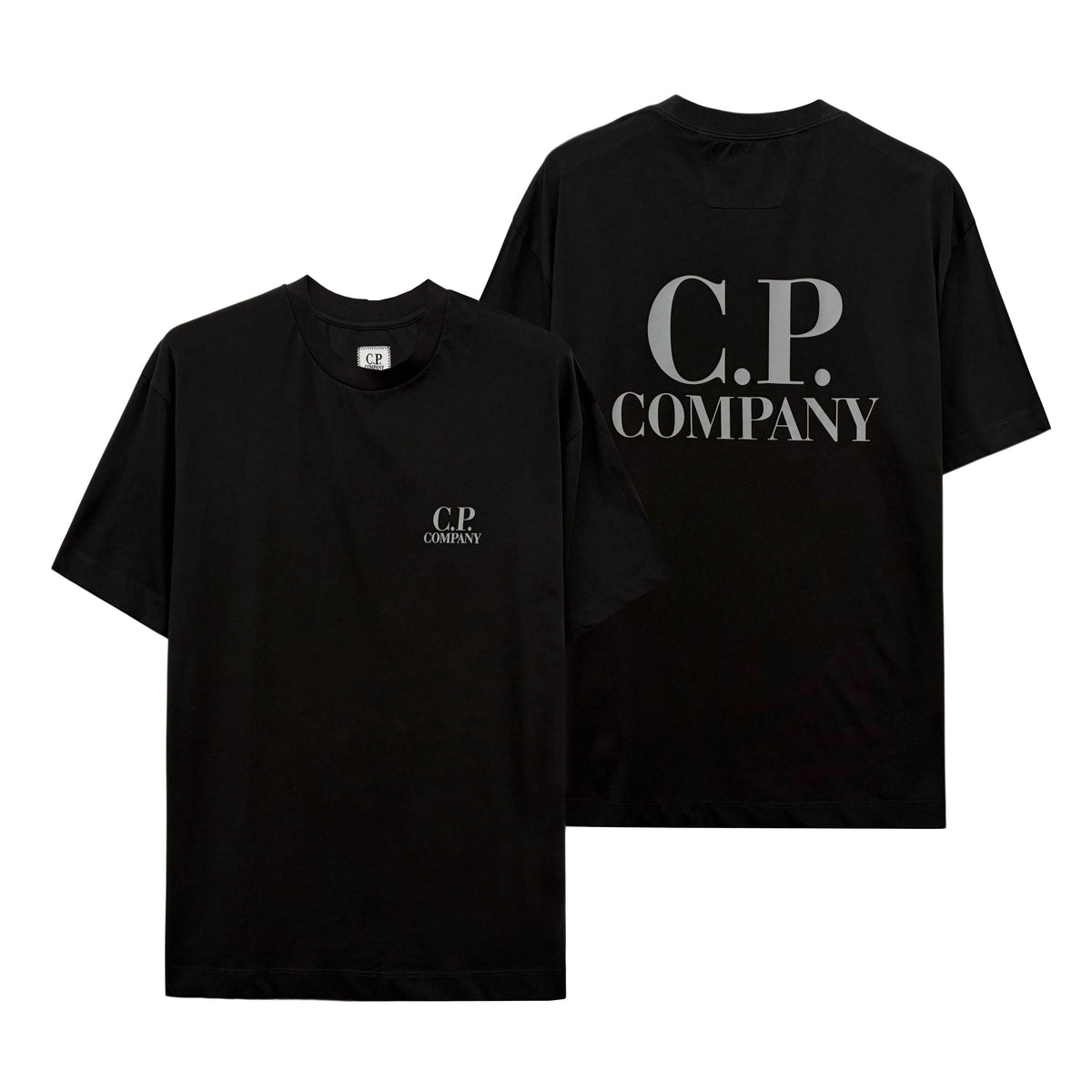 CP Company Back Logo Short Sleeve T-Shirt Black Men 20 CMTS086A