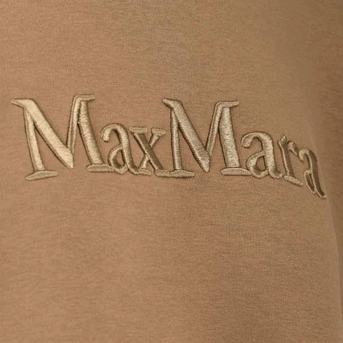 Max Mara MONZA Fleece Sweatshirt Biscuit Brown 2529926013 002
