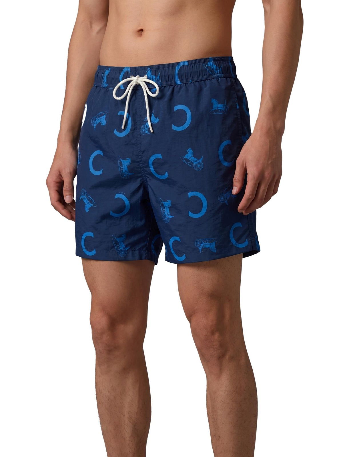 CELINE Green Nylon Swim Shorts Men’s Outdoor Swimwear