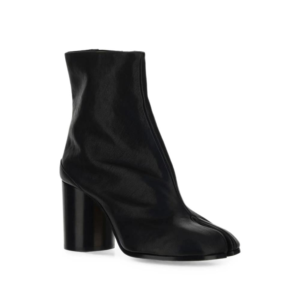 Maison Margiela Black Leather Ankle Boots