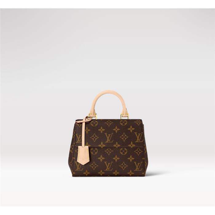 Louis Vuitton Cluny Mini Leather Top Handle Crossbody Shoulder Bag