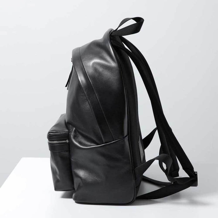 Saint Laurent Black Leather Delave Backpack