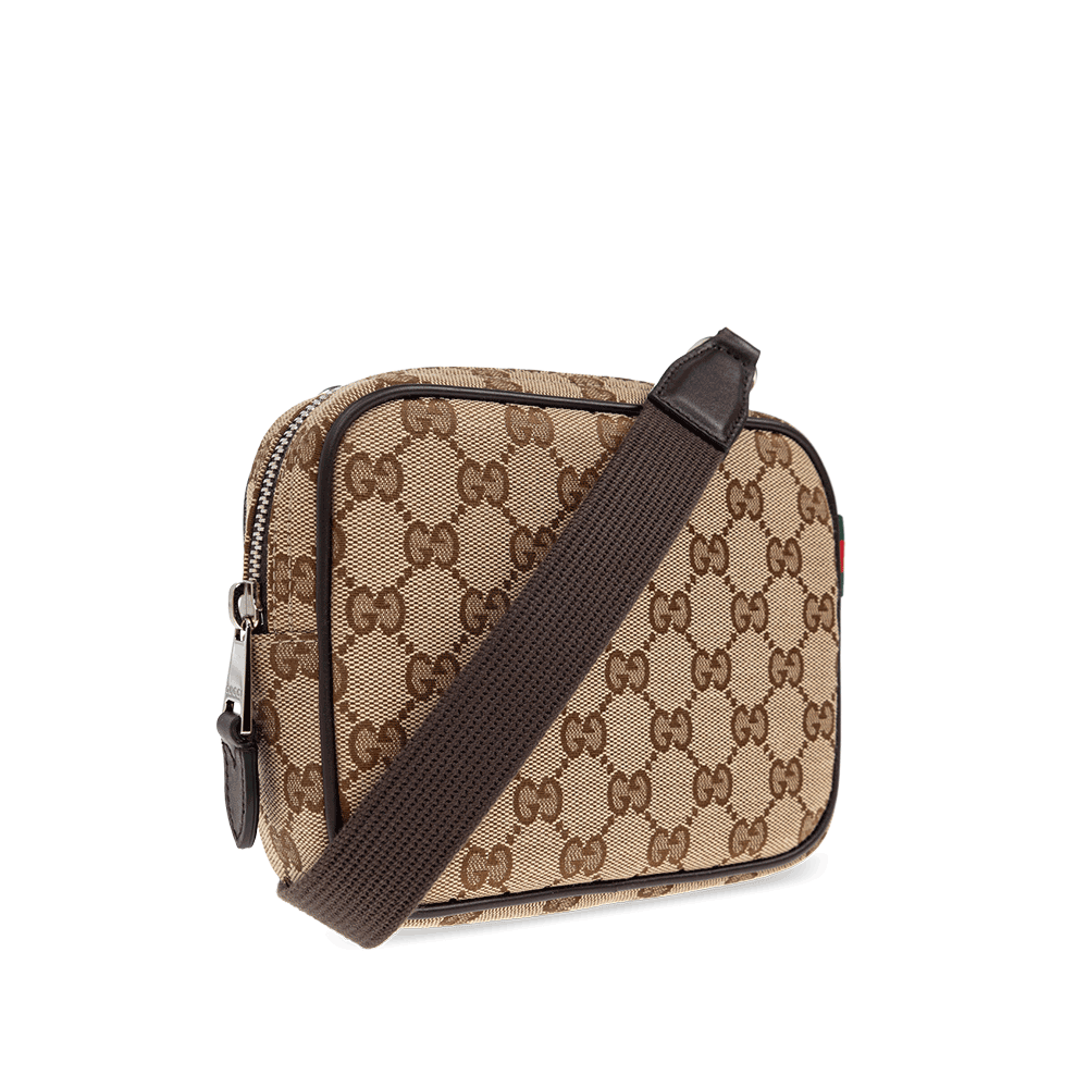 GUCCI Mini Jumbo GG Canvas Crossbody Shoulder Bag for Men 834268