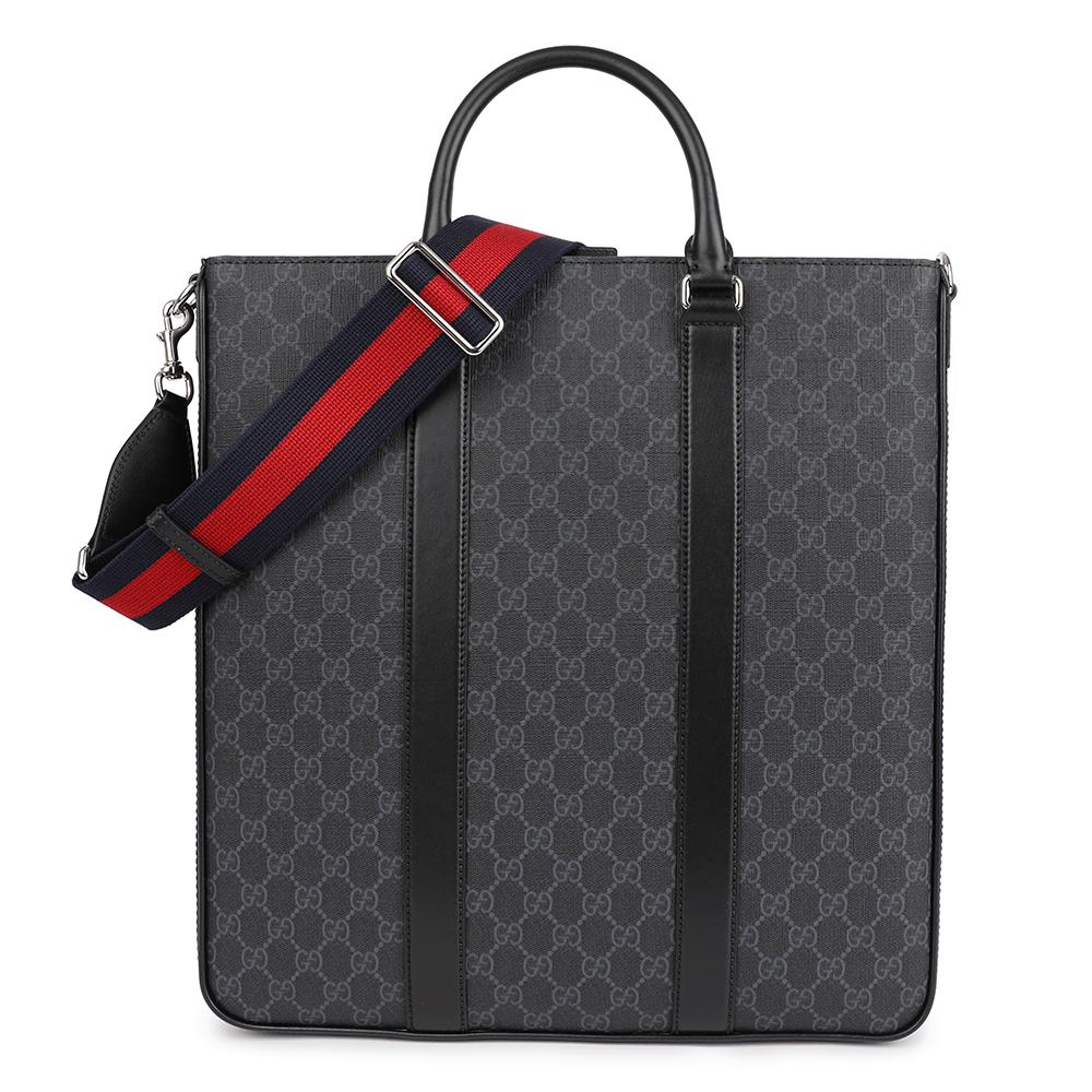 GUCCI GG Black Large Tote Bag 794918 FADJA 1042