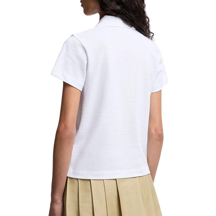 Moncler Big Logo Short Sleeve Polo T-Shirt White 8A00005 89A16 00A