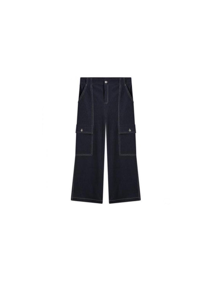 Max Mara COLLE Denim Cargo Trousers 11781028600 002