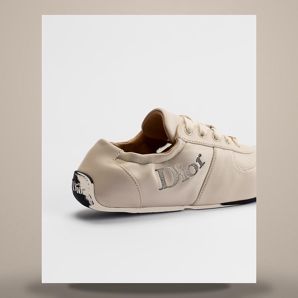 DIOR Dior Coeur Sneakers Ecru Lambskin Low-Top KCK529LAB S10W