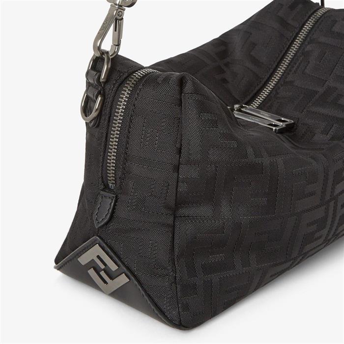 FENDI Square FF Louis Medium Crossbody Bag Black
