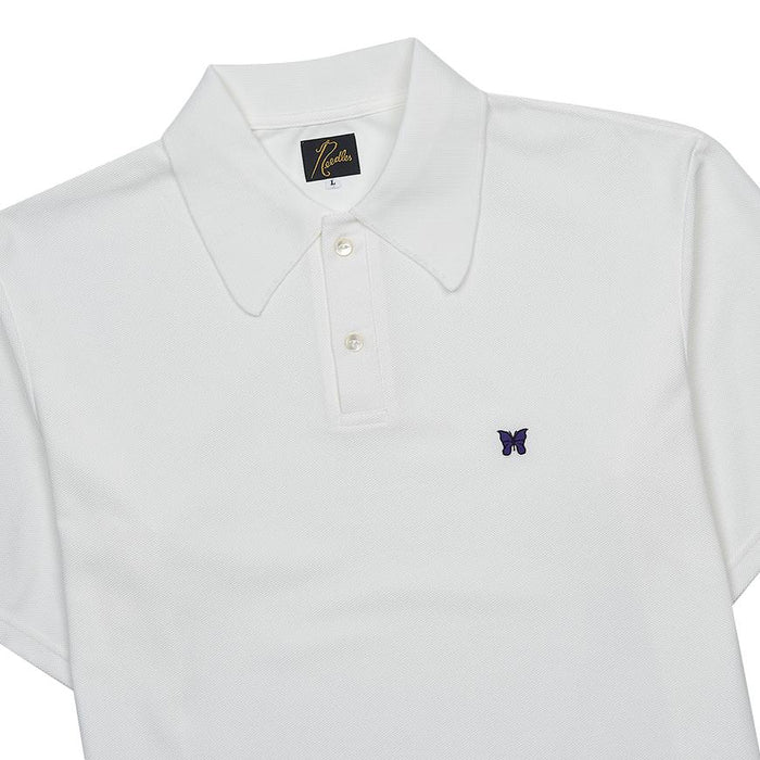NEEDLES Men’s Poly Pique T-Shirt QV352A WHITE