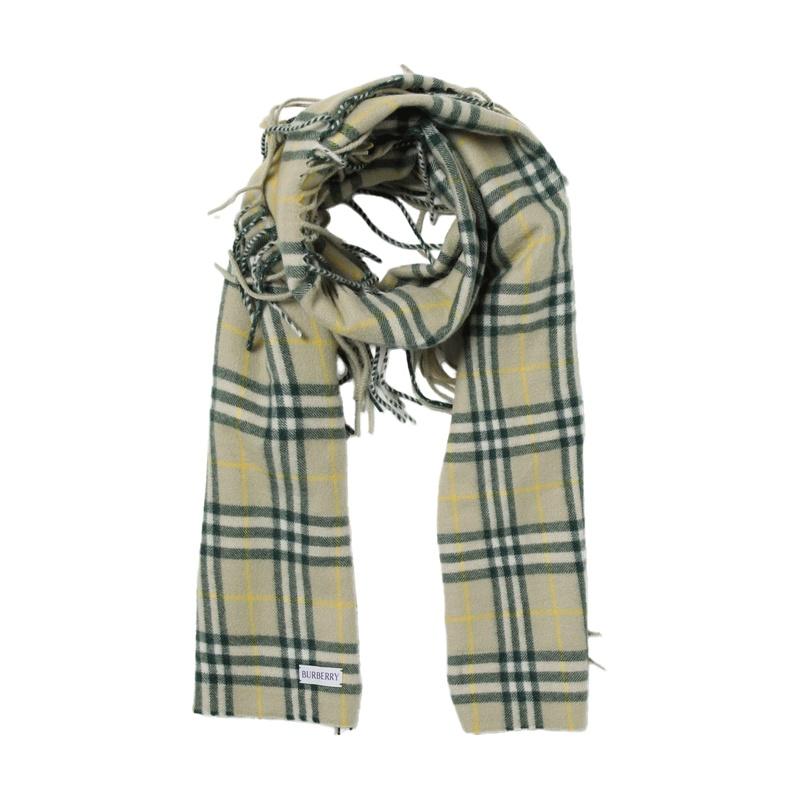 BURBERRY Check Cashmere Scarf Scarf/Muffler