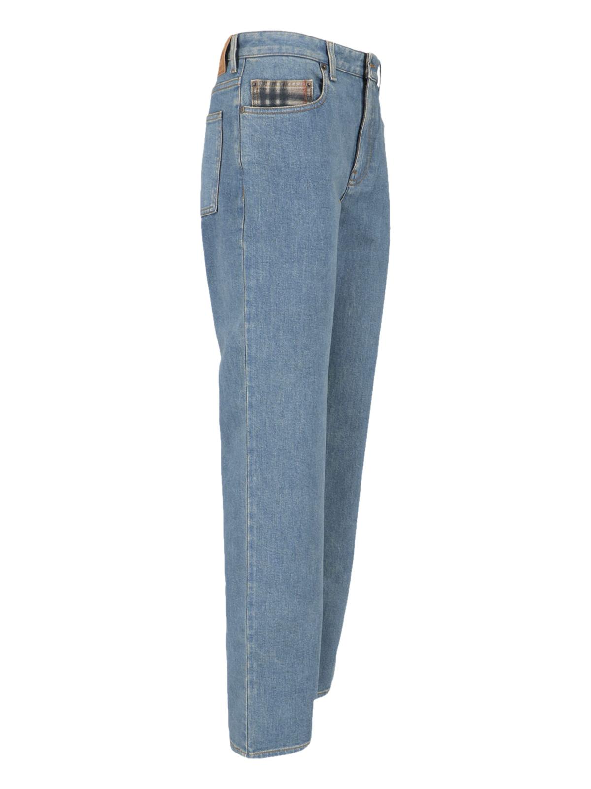 BURBERRY Blue Denim Jeans Women’s Pants