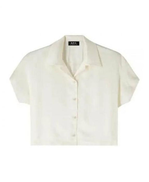 A.P.C. Chemisette Miley Blouse Cotton Beige