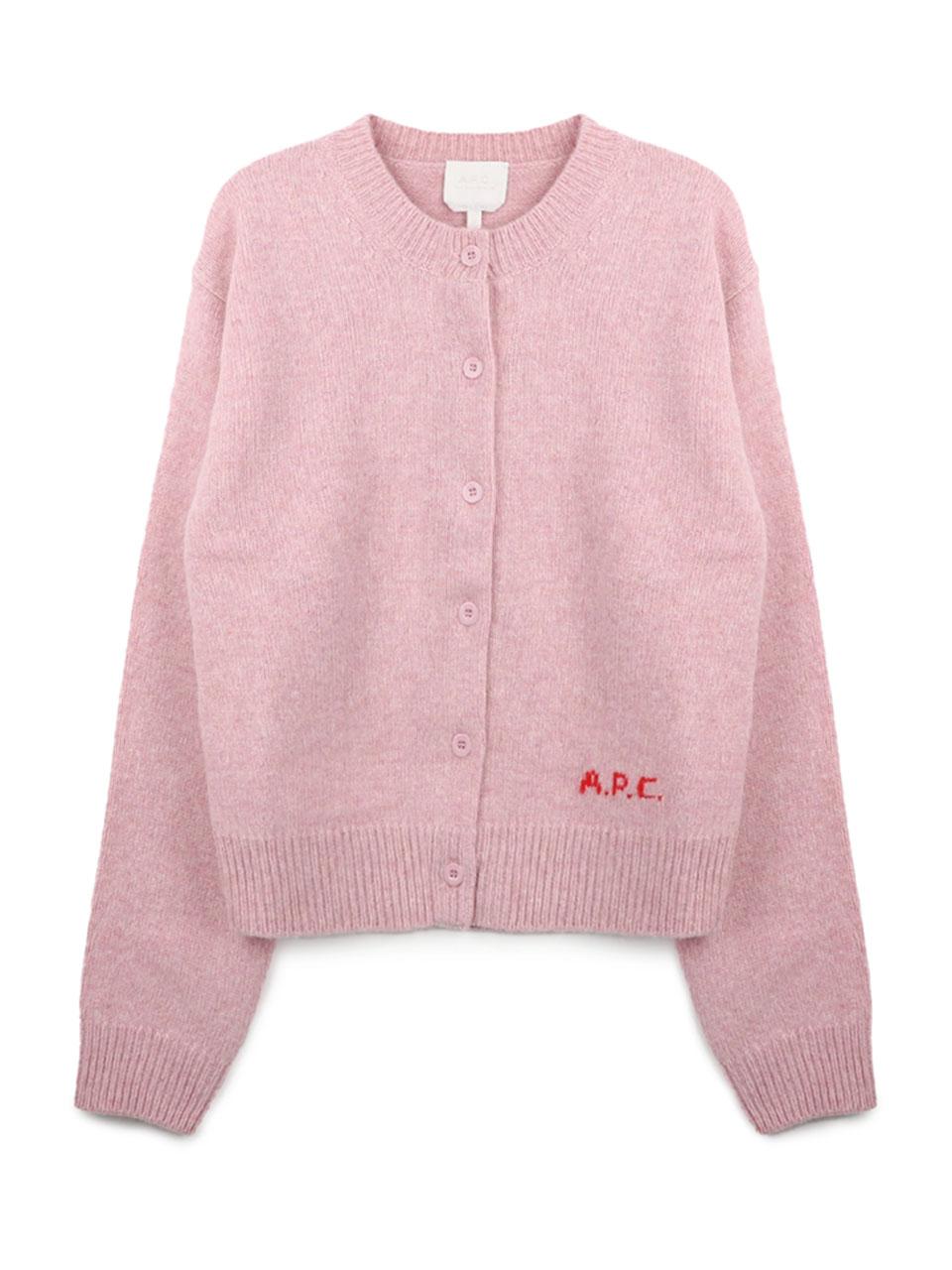 A.P.C. Women's Wool Crewneck Cardigan F22352 PFA