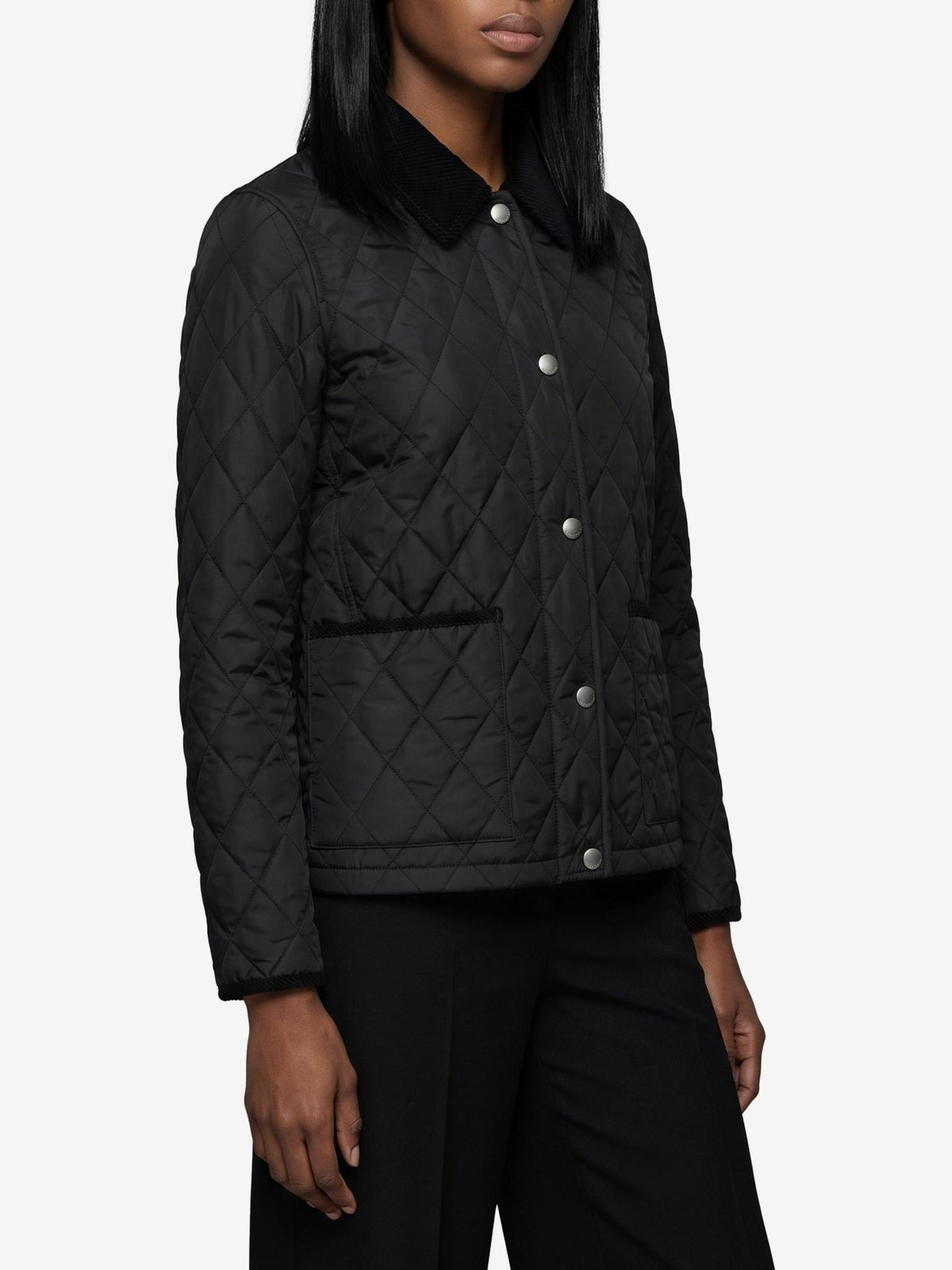BURBERRY Black Casual Down Puffer Jacket for Women