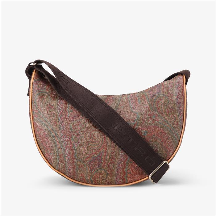 Etro Paisley Half Moon Hobo Crossbody Bag WP1B0014 AA054 R0369