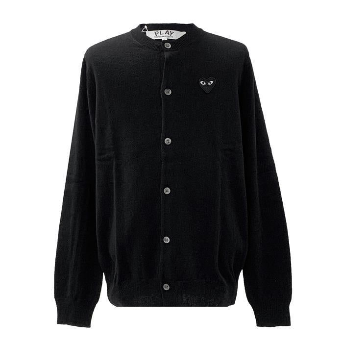 Comme des Garcons Black Heart Logo Knit Cardigan for Men