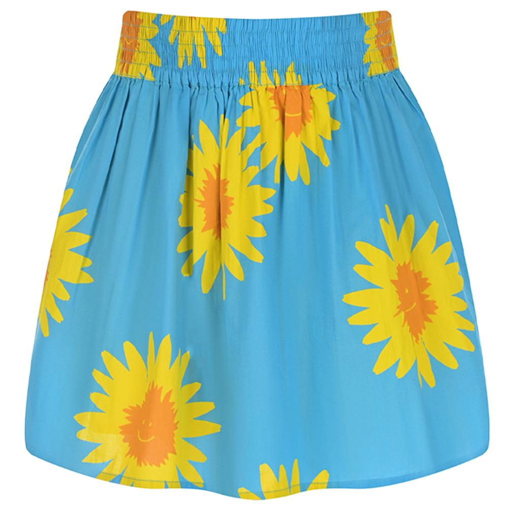 Stella McCartney Daisy Print Midi Skirt for Women 8Q7AG0 Z0142 613GL