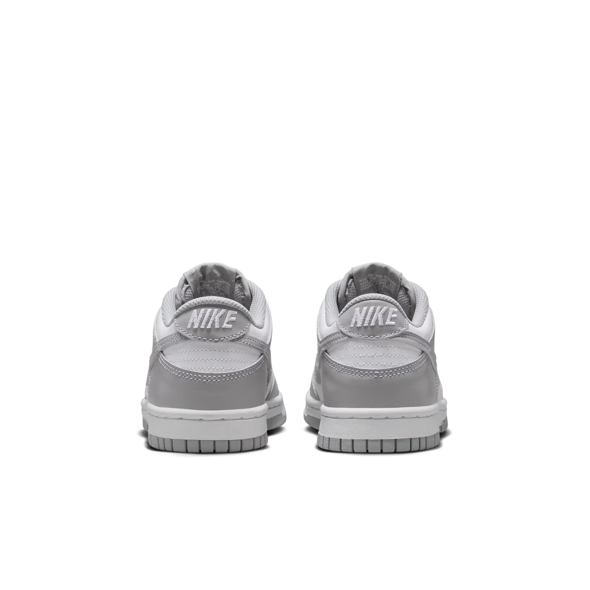 Nike Dunk Low White Light Smoke Gray Kids Sneakers Low Top