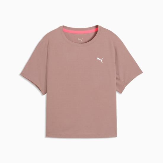 PUMA Women’s Short Sleeve T-Shirt White Cotton Tee