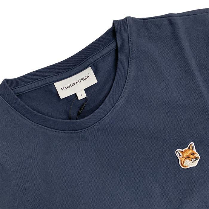 Maison Kitsune Fox Head Logo Short Sleeve T-Shirt