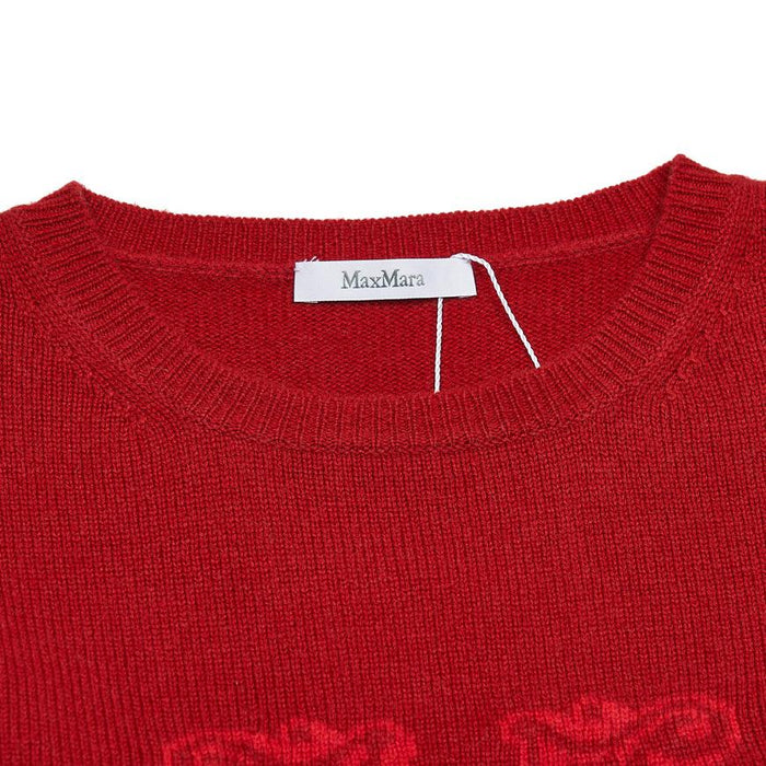 Max Mara EDO Cashmere Round Neck Knit Sweater for Women 002