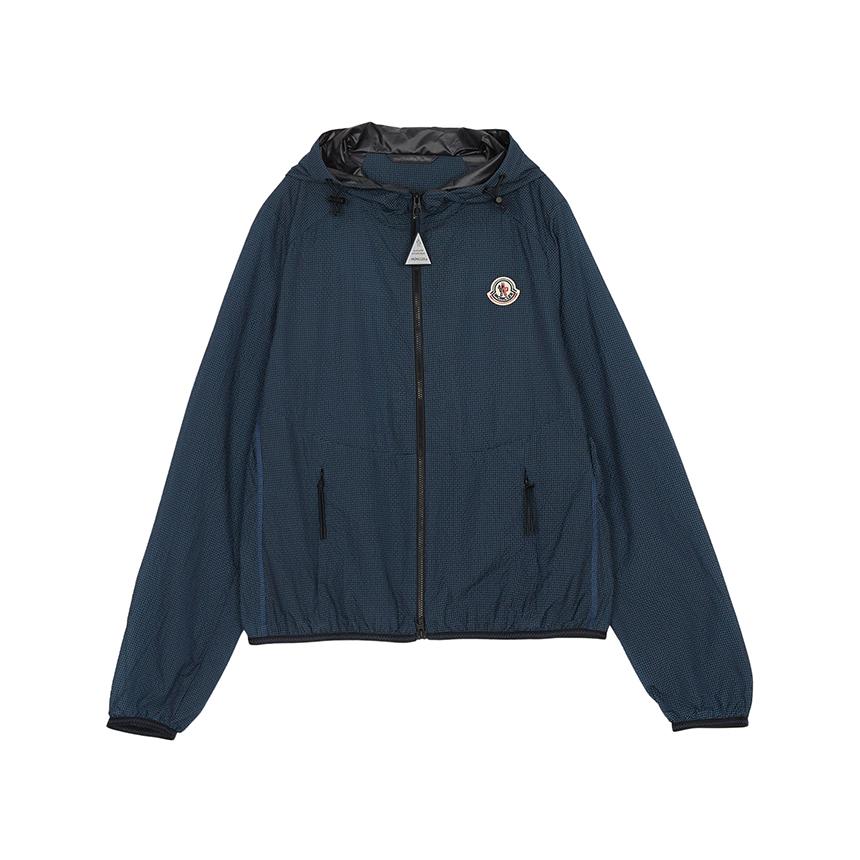 Moncler Eda-Style Women’s Hooded Jacket Navy