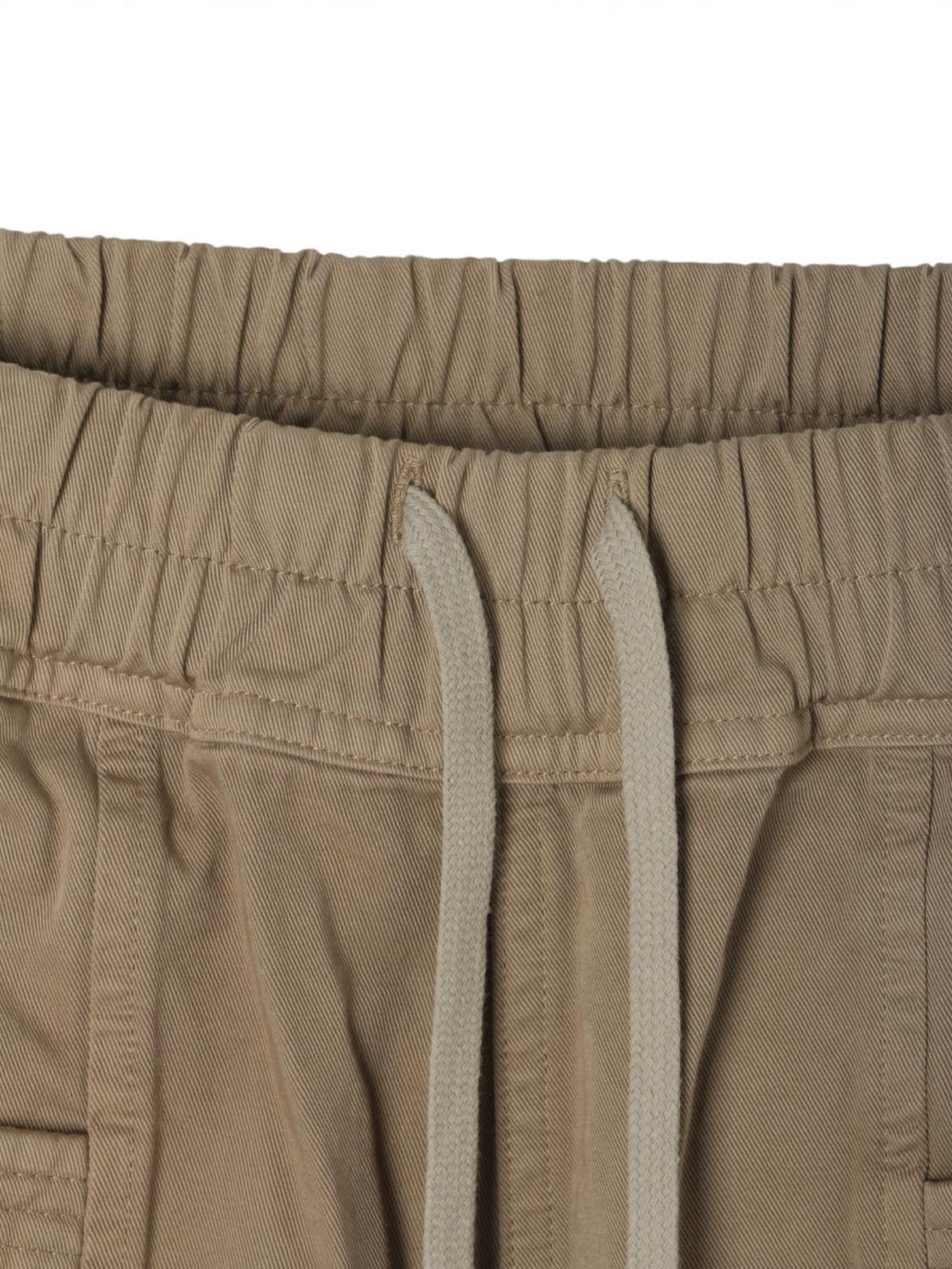Rick Owens DRKSHDW Wide Creatch Cargo Pants Dirty Pearl Cotton Twill