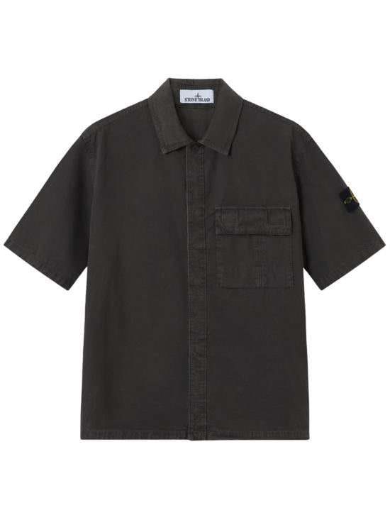 STONE ISLAND Dark Gray Short-Sleeve Shirt Men’s L1S151200031 S00WN