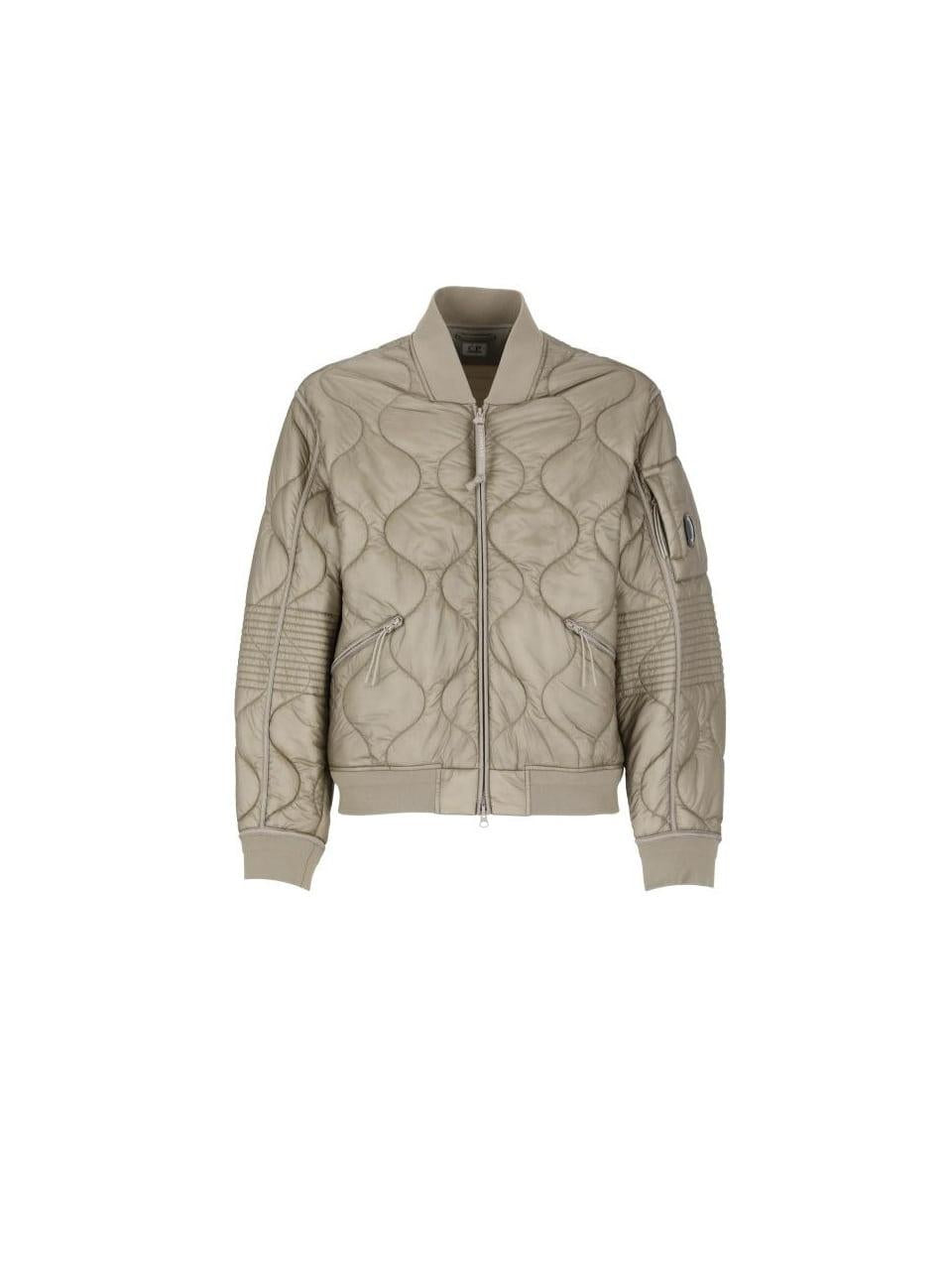 CP Company Liner Padded Bomber Jacket Green Men’s