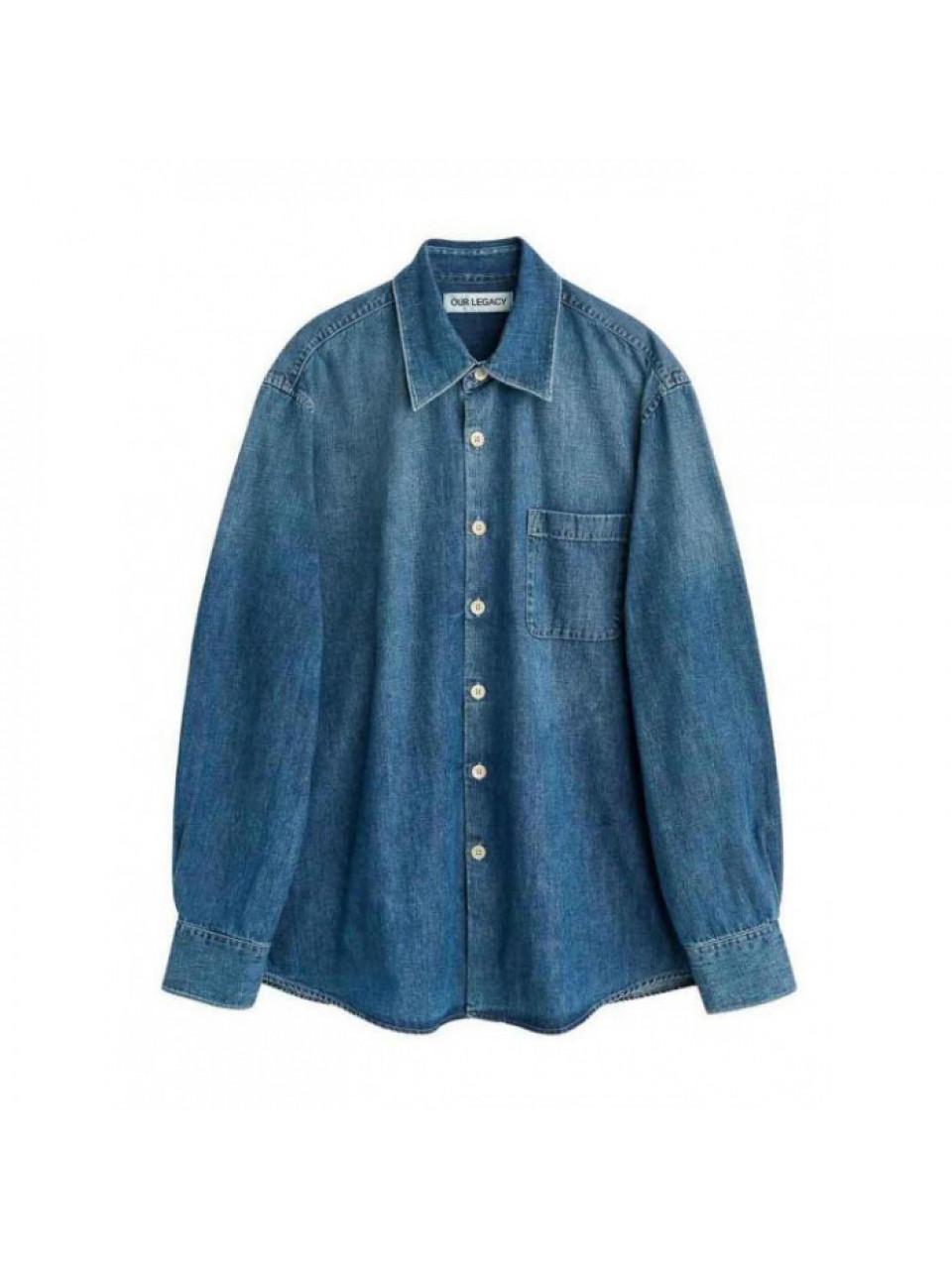 OUR LEGACY Washed ABOVE Long Sleeve Shirt M2262 AW