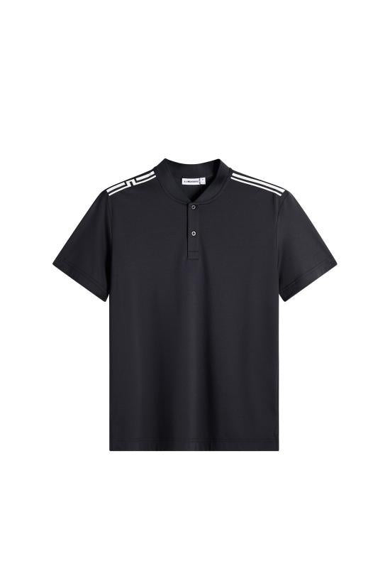 J LINDEBERG Short Sleeve Polo Shirt for Men RMJT150179999 BLACK DOM