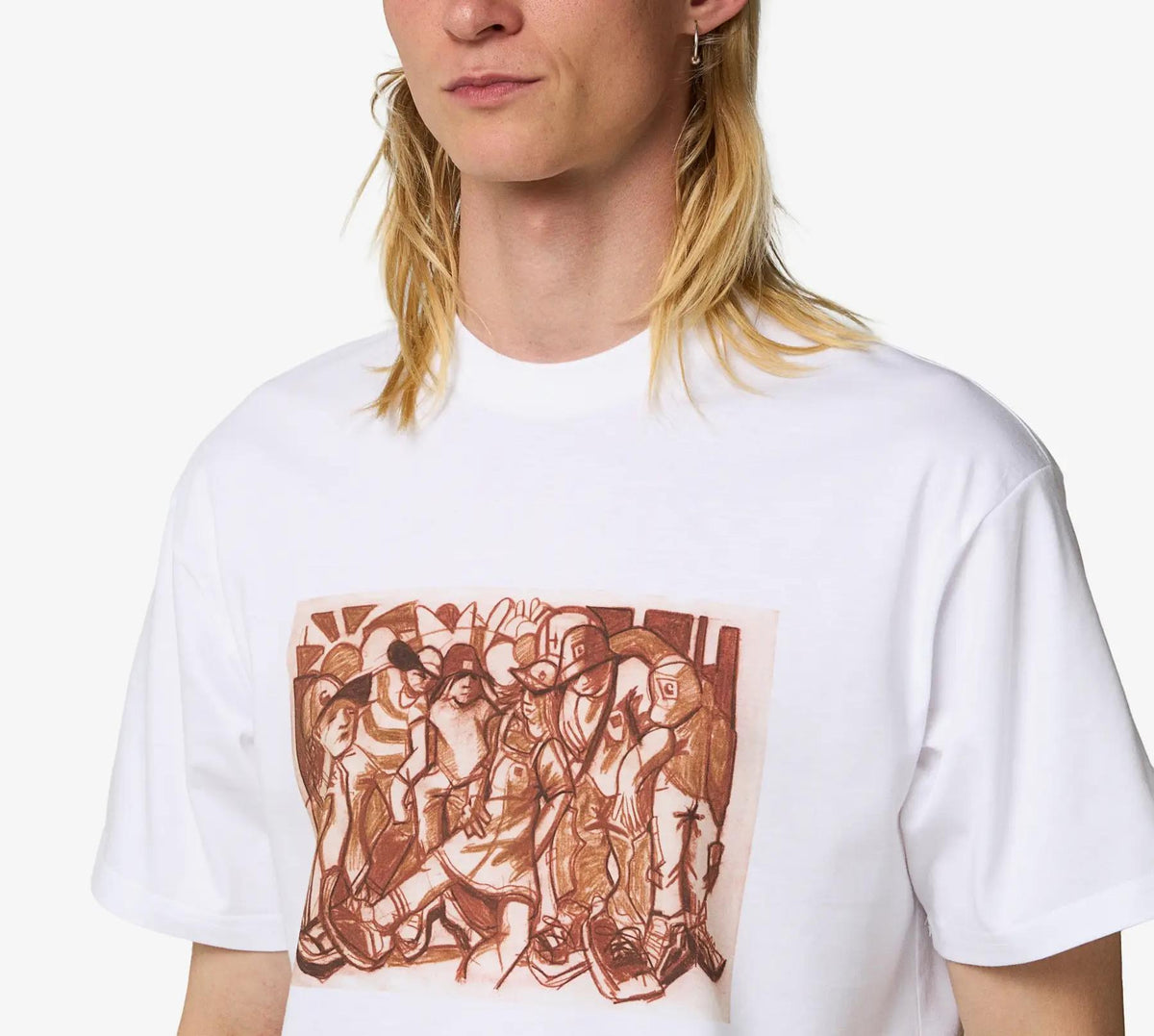 CARHARTT WIP CAI ARFON BELLIS White Short Sleeve T-Shirt
